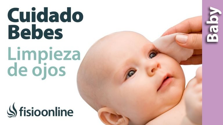 Tratamiento para el ojo lloroso y con lagañas en bebés