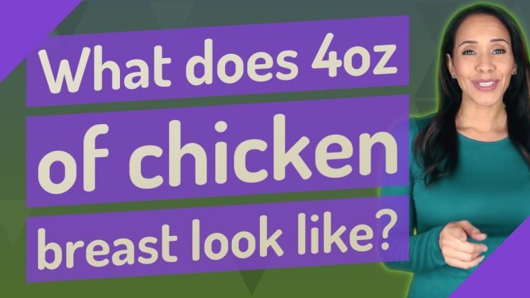 Visual Guide: 4 oz Chicken Breast Portion Size