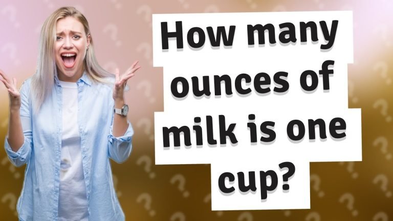 Converting Cups to Ounces: A Guide for Measuring Milk