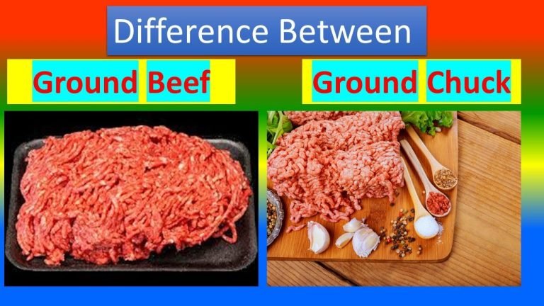 Ground Beef vs. Ground Chuck: Understanding the Difference